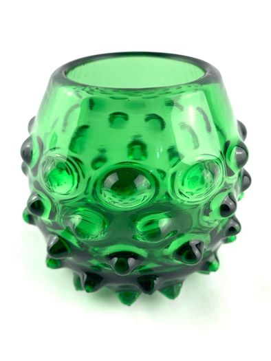 Mid century art glass vase