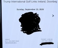 Irish Open Golf - Sunday Tickets x4