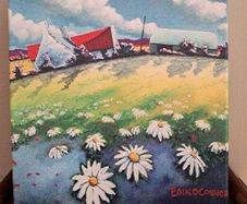 Eoin O'Connor 'To The Daisies' gallery-wrapped canvas