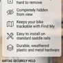 Under-saddle AirTag holder for bicycle Image 2