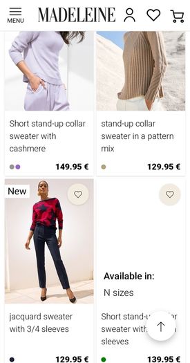 MADELEINE navy beige and gold knit Sz M (Fit 12-14UK) - Rrp 149 (New)