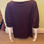 H&M burgundy top Image 3
