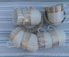 Arklow Pottery Gilded Set x 10 Pieces