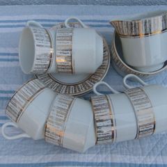 Arklow Pottery Gilded Set x 10 Pieces
