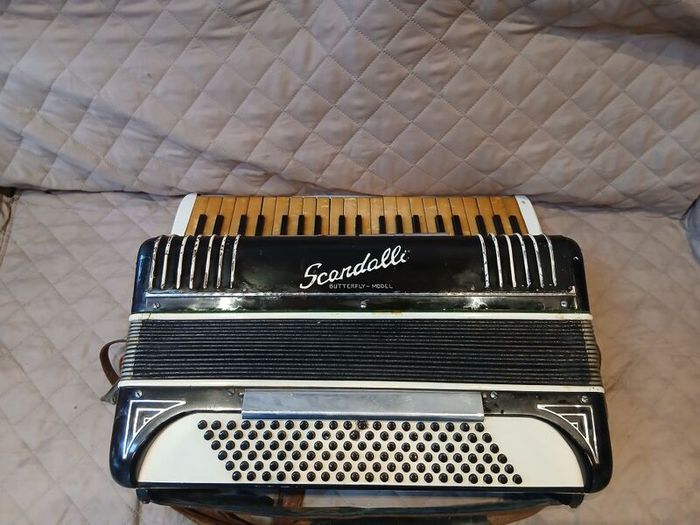 Vintage scandalli butterfly model piano  accordion, open to offers