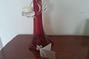 Christmas Angel Glass tealight holder