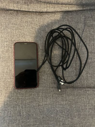 iPhone 11 red 128gb unlocked, 100% battery