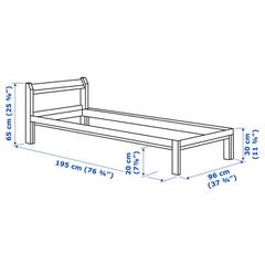 IKEA  single bed + mattress