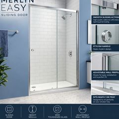 Merlyn sliding shower doors chrome see below for prices