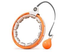 Intelligen Magnetic Therapy Hula Hoop, Adjustable Belt Counter and Ball Abdomen to Increase Weight L