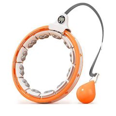 Intelligen Magnetic Therapy Hula Hoop, Adjustable Belt Counter and Ball Abdomen to Increase Weight L
