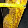 A Large Traditional Hand Carved Wood Shield Totem, Postage Available or collection, Measurements are in the photo's Image 10