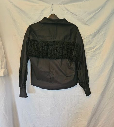 Pinko Black Tassle Shirt Blouse
