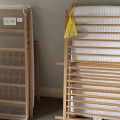 2 ikea sniglar cots