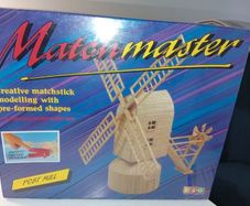Vintage Match Master Post Mill Windmill Still Sealed 1996 Complete