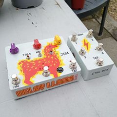 Jam Pedals Delay Llama Xtreme and CRTL box