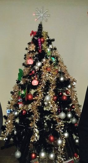 5ft Black Artificial Christmas Tree