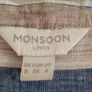 Monsoon linen dress UK 8 in very good condition with no issues see last two photos for exact measurements FREE STANDARD POSTAGE INCLUDED Image 3