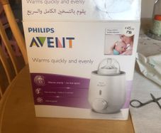 avent philips bottle warmer in box