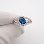 925 vintage sterling silver and CZ ring Image 2