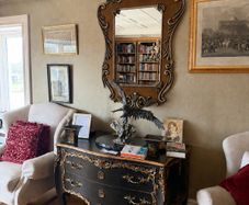 Large Ornate French/Rococo Style Wall Mirror. Gold/Bronze Finish
