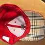 Pre-loved Adjustable Red/check Baseball Hat/Cap Image 10