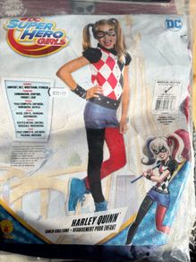 Harley Quinn Costume Girls Age 5-7