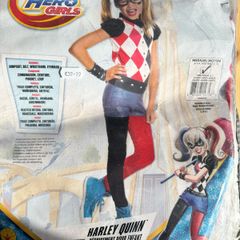 Harley Quinn Costume Girls Age 5-7