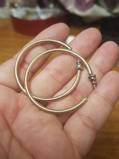 Big round earrings 4 pairs