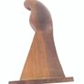 Modernist abstract wooden sculpture Image 5