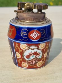 Gold Imari Hand Painted Japan Lighter