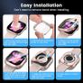 [2 in 1] Waterproof Case for Apple Watch Series 11/10 42mm Screen Protector,360 Protective PC Cover Tempered Glass,Front & Back Bumper for iPhone Watch 42mm Image 7