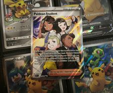 Paldean Student ! Ultra Rare ! from Paldean Fates Set ! 2024 ! Pokemon Card !