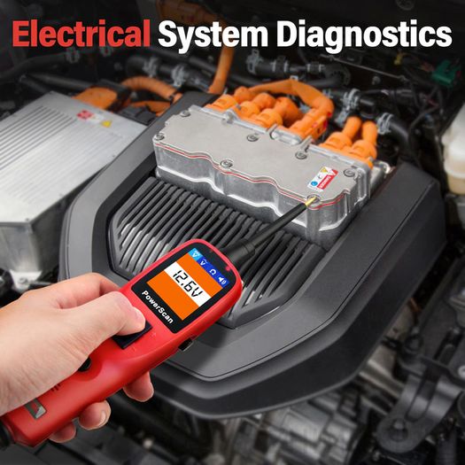 PowerScan Auto Electrical Circuit AVOmeter Tester Automotive System Diagnostic Tool Circuit Probe Kit 12V/24V