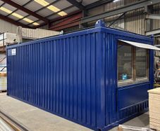 20ft x 10ft steel antivandal Kabin