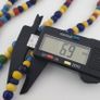Antique African Egyptian Style MultiColor Glass Beads Necklace Image 9
