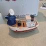 Small  Fishing Boat Decorative Ornament and money bank Image 6