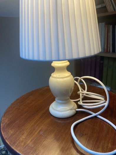 Mix and Match Lamp Shades and Bases - A Large Selection of Table Lamps - Denby, Laura Ashley, Marble Spiral Pillar Lamp, Ceramic Stacked Stone Style base, Small Alabaster / Marble lamps, Solid Brass, Chrome Reading lamp, Solid Wood Base and many more