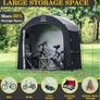 Bike Storage Tent sheds for Outdoor,Waterproof Anti-UV Bike Storage Tent Bicycle Motorcycle Shed Shelter Outdoor Backyard Steel Frame PE Cover Zipper, Cabin Image 3