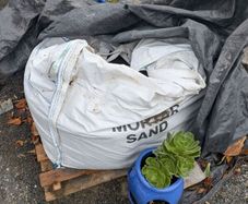 Builders mortar sand 1/3 of a tonne bag