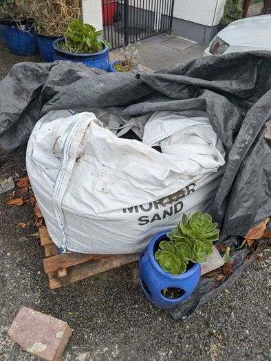 Builders mortar sand 1/3 of a tonne bag