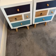 bedside tables x2