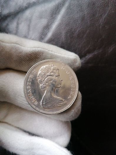1967 Canada Silver One Dollar Coin