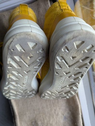 Yellow ECCO boots women size UK 4