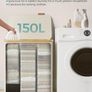 Large 3 Section Laundry Hamper - New/Unused Image 3