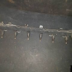 Bmw X6 M54b30 E46 E39 E60 E53 Fuel Injectors With Fuel Rail 1439800 1437442 Oem