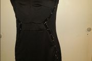 BNWT black mini dress by Heramay Fashion Collection size XL UK12/14 EUR40/42 Postage included