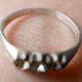 Antique Trilogy Sterling Silver Ring Image 2