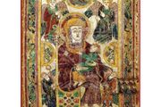 Printed Icon of Book of Kells "The Virgin and Child"