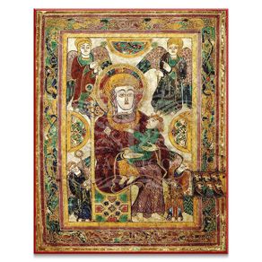 Printed Icon of Book of Kells "The Virgin and Child"
